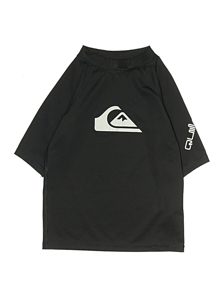 Pre-owned Quiksilver Kids' Active T-shirt In Black