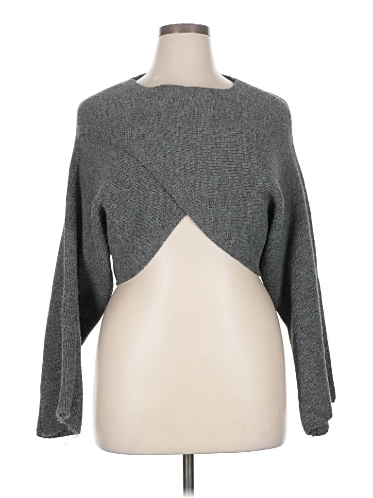 Pre-owned Assorted Brands Pullover Sweater In Gray