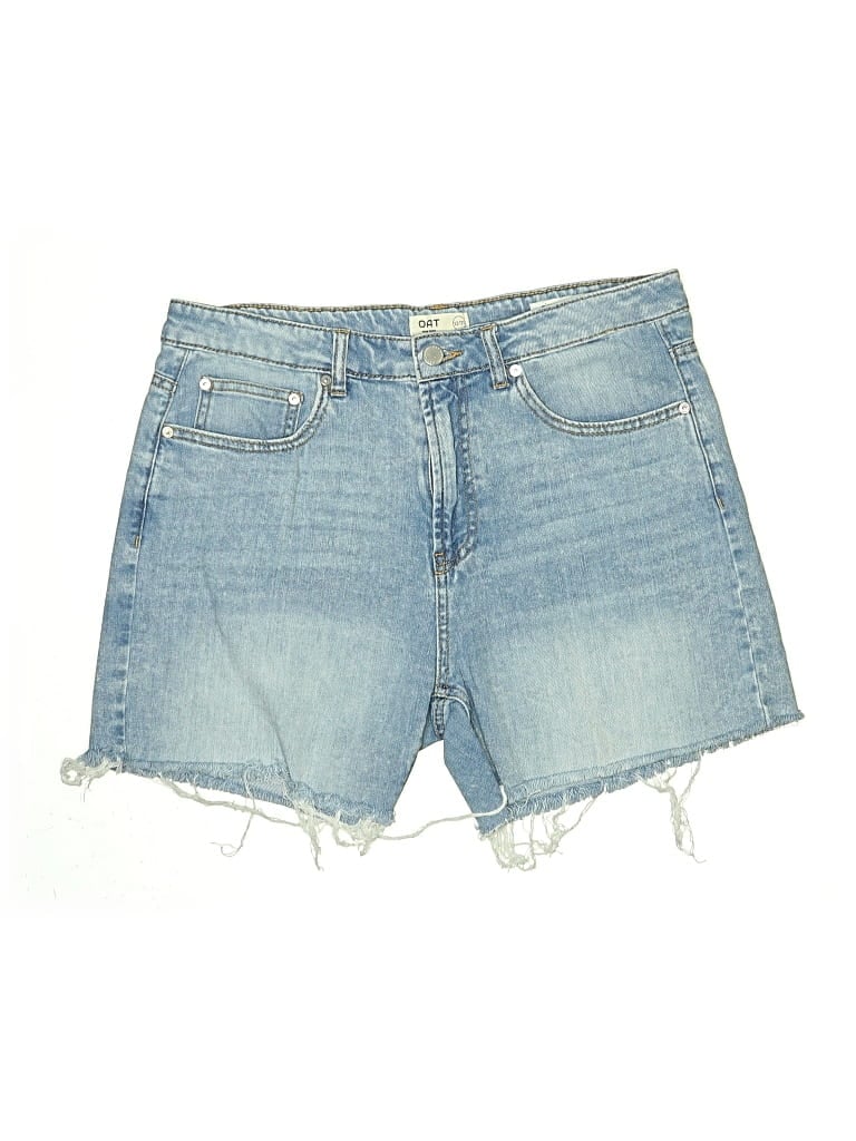 Pre-owned Oat Denim Shorts In Blue