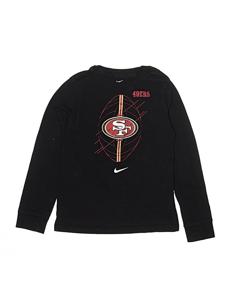 Pre-owned Nike Kids' Long Sleeve T-shirt In Black