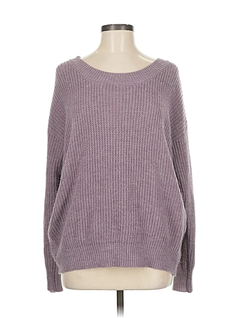 Pre-owned La Miel Pullover Sweater In Purple