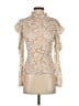Acosta Ivory Long Sleeve Blouse Size XS - photo 1