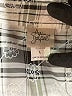 Assorted Brands Plaid Silver Short Sleeve Blouse Size L - photo 4