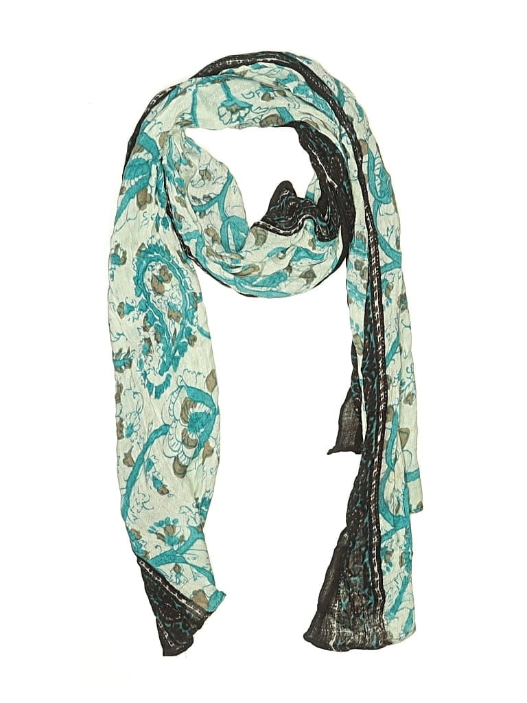 Pre-owned Unbranded Scarf In Blue