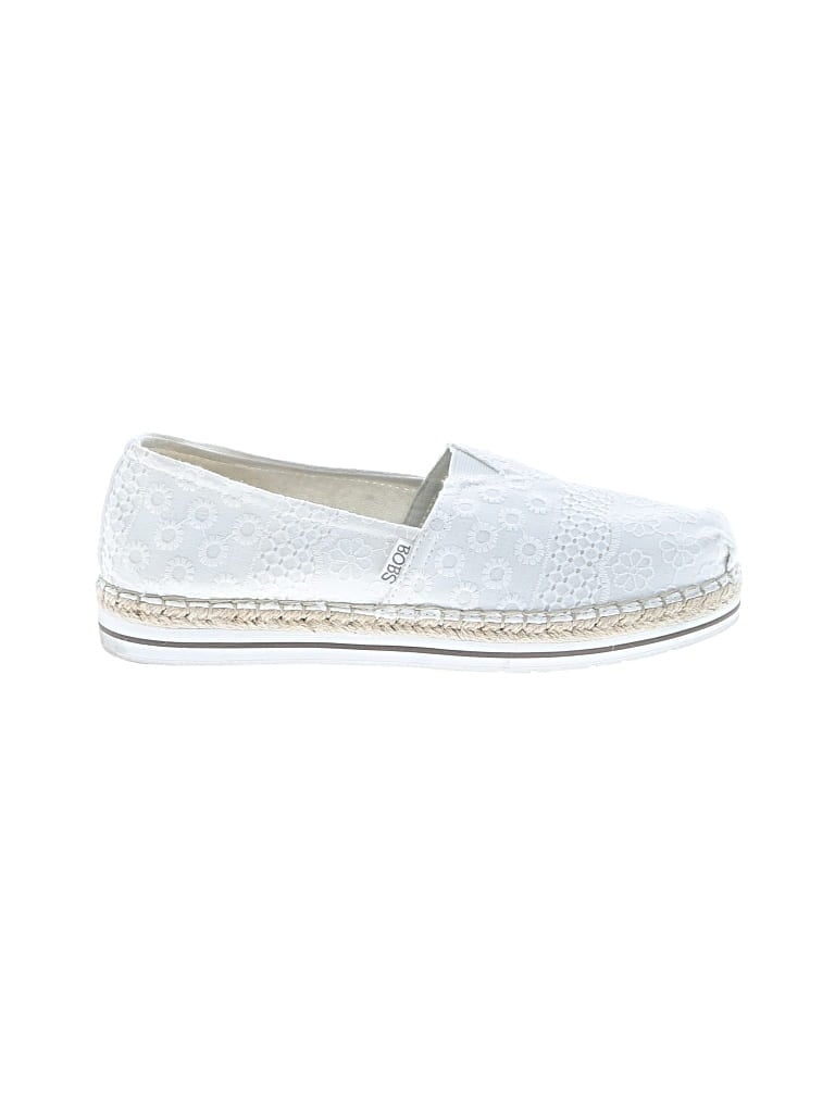 Pre-owned Bobs From Skechers Flats In White