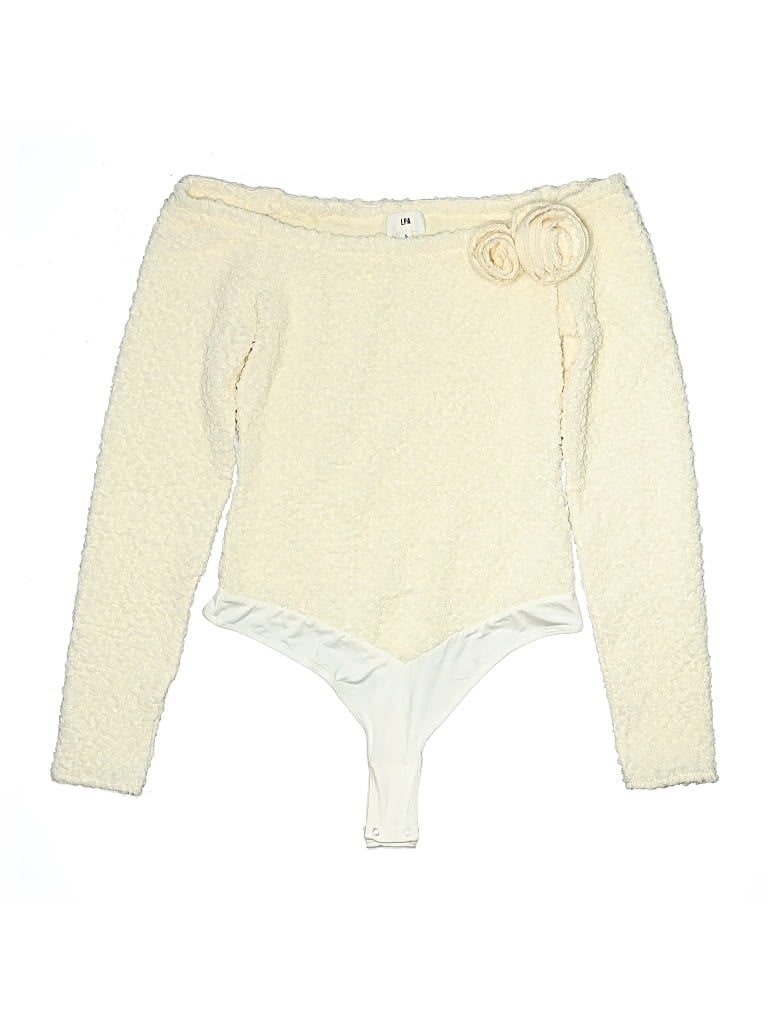 Pre-owned Lpa Bodysuit In White