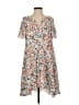 Maeve 100% Polyester Print Tan Casual Dress Size XS - photo 1