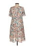 Maeve 100% Polyester Print Tan Casual Dress Size XS - photo 2