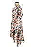 Maeve 100% Polyester Print Tan Casual Dress Size XS - photo 5