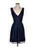 ASOS 100% Polyester Solid Blue Cocktail Dress Size 0 - photo 1