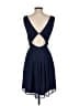 ASOS 100% Polyester Solid Blue Cocktail Dress Size 0 - photo 2