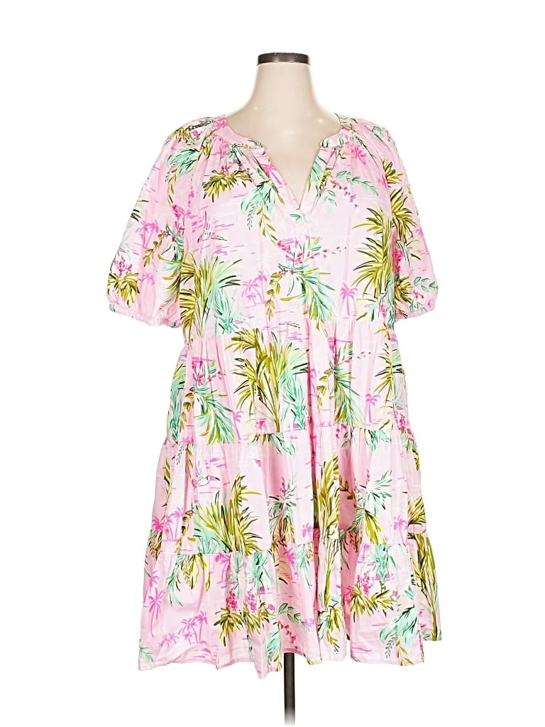 Pre-owned Crown & Ivy Casual Dress In Pink