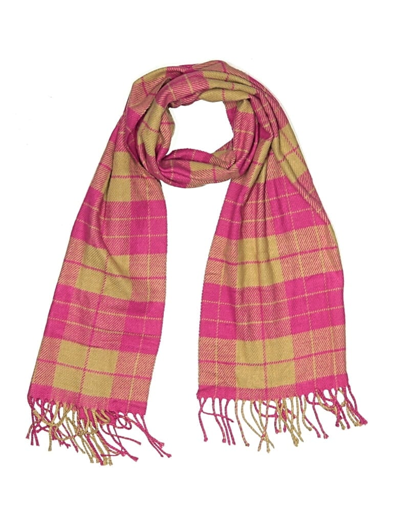 Pre-owned Lands' End Scarf In Pink