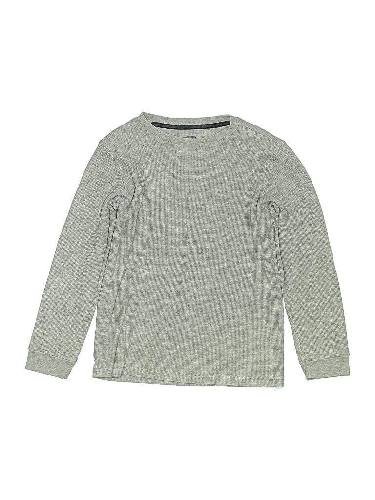 Pre-owned Old Navy Kids' Long Sleeve T-shirt In Gray