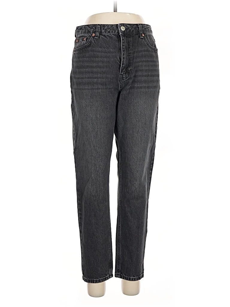 Pre-owned Topshop Jeans In Gray