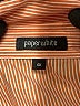 PaperWhite Orange Long Sleeve Blouse Size 8 - photo 7
