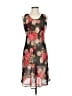 Jasmine KC Floral Black Cocktail Dress Size M - photo 1