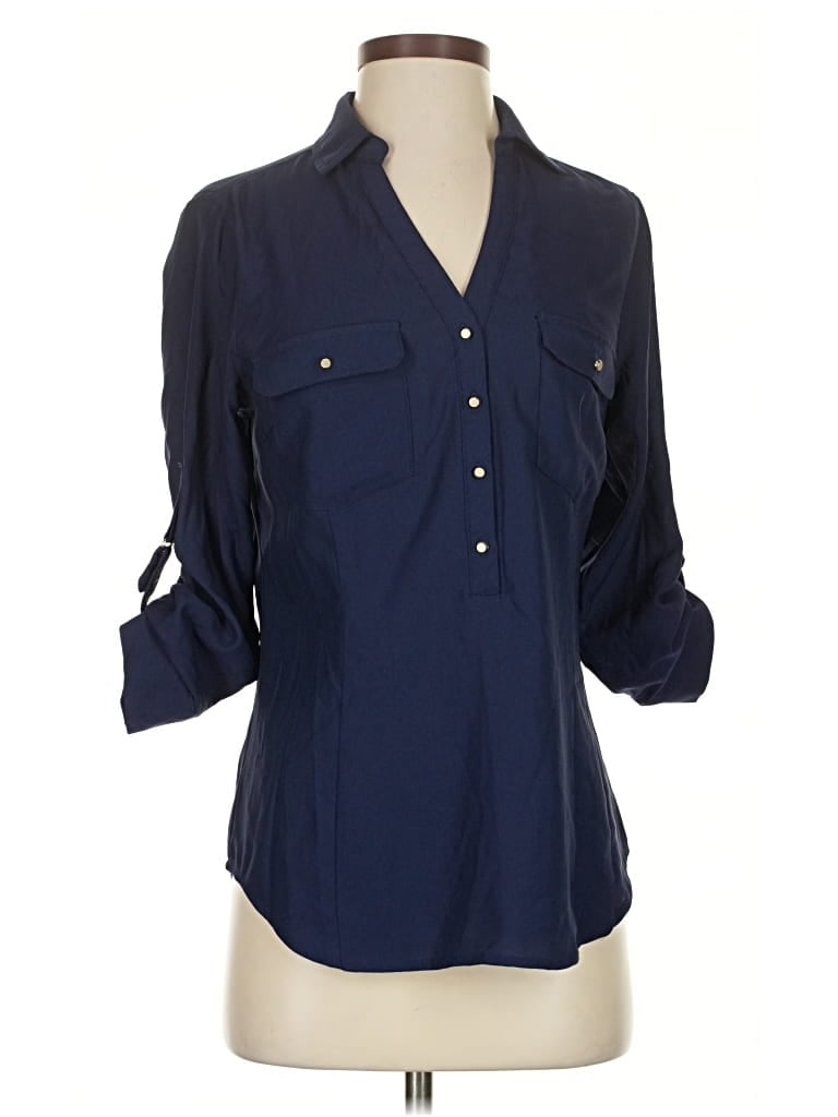 Pre-owned Skies Are Blue 3/4 Sleeve Blouse In Blue