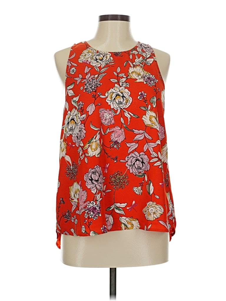 Pre-owned Rachel Rachel Roy Sleeveless Blouse In Orange