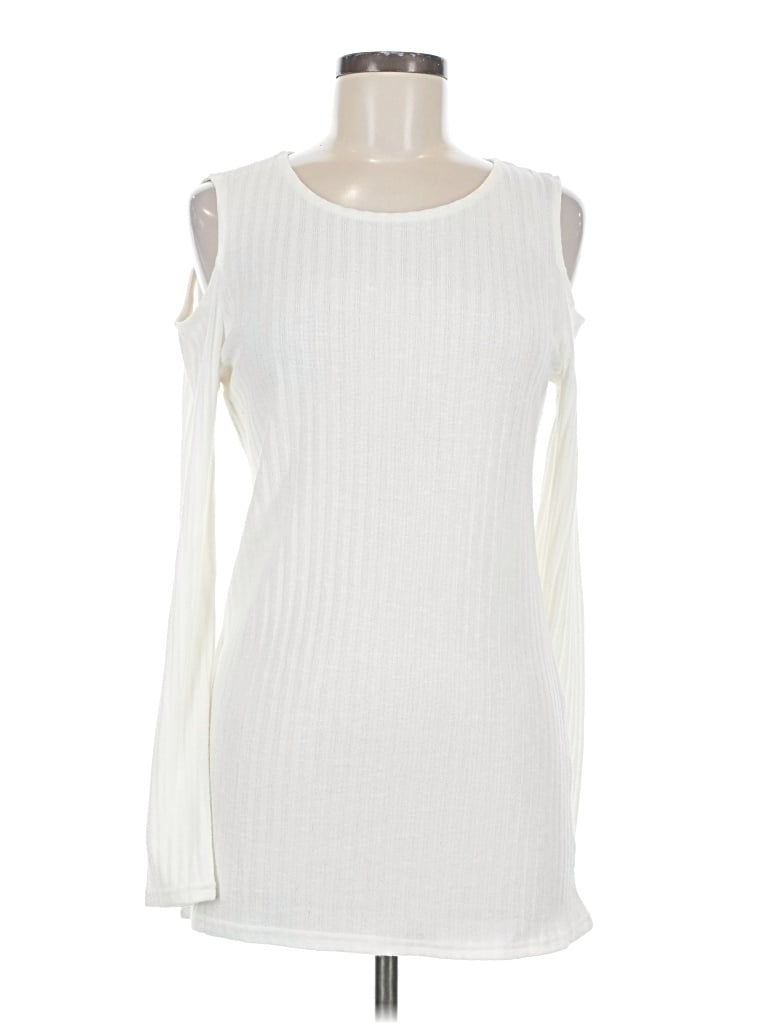 Pre-owned Papillon Pullover Sweater In White