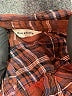 Max Studio 100% Rayon Plaid Brown Long Sleeve Button-Down Shirt Size M (estimated) - photo 7