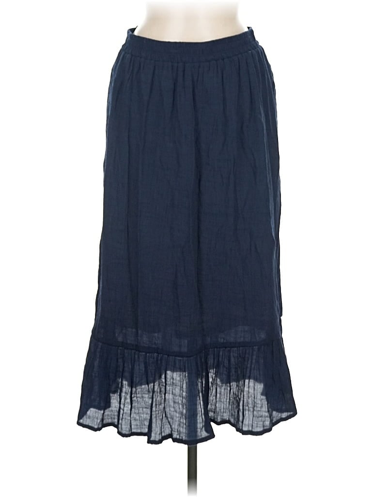 Pre-owned Christopher & Banks Casual Skirt In Blue