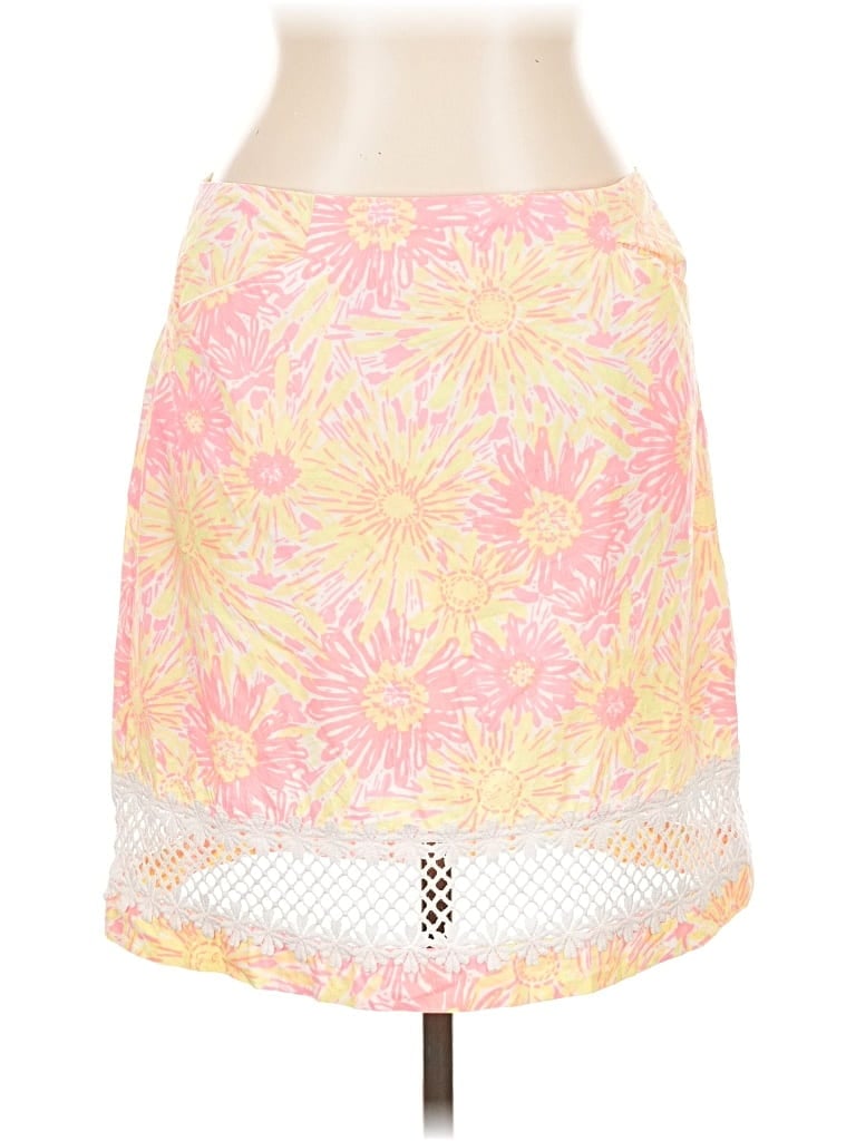 Pre-owned Lilly Pulitzer Casual Skirt In Yellow
