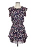 b + ab 100% Polyester Floral Blue Casual Dress Size EU (IT) 38 / US 2 - photo 1