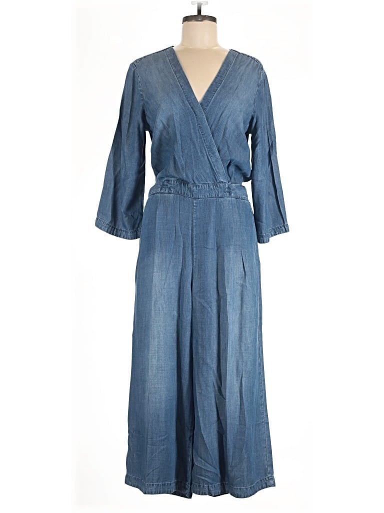 Pre-owned Cloth & Stone X Anthropologie Jumpsuit In Blue