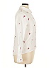 Shein 100% Cotton Print Ivory Long Sleeve Blouse Size L - photo 4