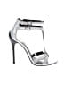 Brian Atwood Silver Heels Size 5 1/2 - photo 1