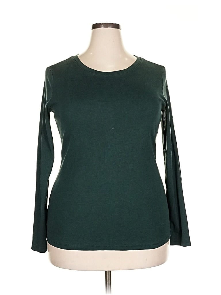 Eddie Bauer 3/4 Sleeve T-shirt In Green