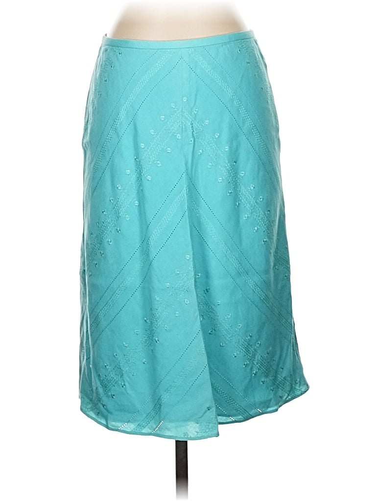 Pre-owned Ann Taylor Formal Skirt In Blue