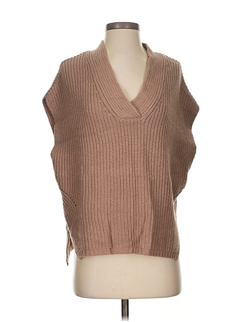 Pre-owned Able Sweater Vest In Brown