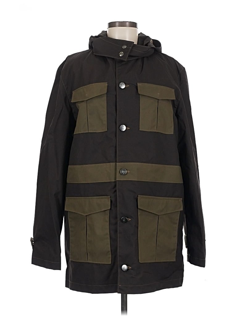 Pre-owned Feller Coat In Green