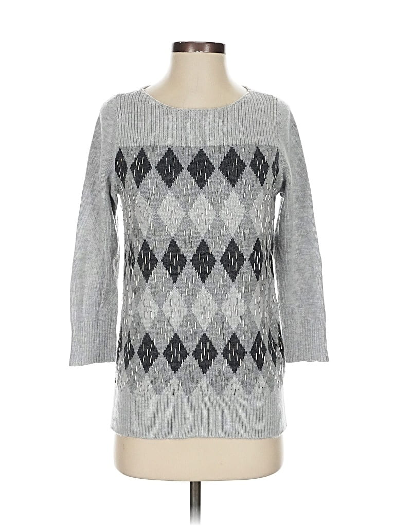 Pre-owned Talbots Pullover Sweater In Silver