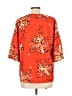 Halife Orange 3/4 Sleeve Blouse Size L - photo 2