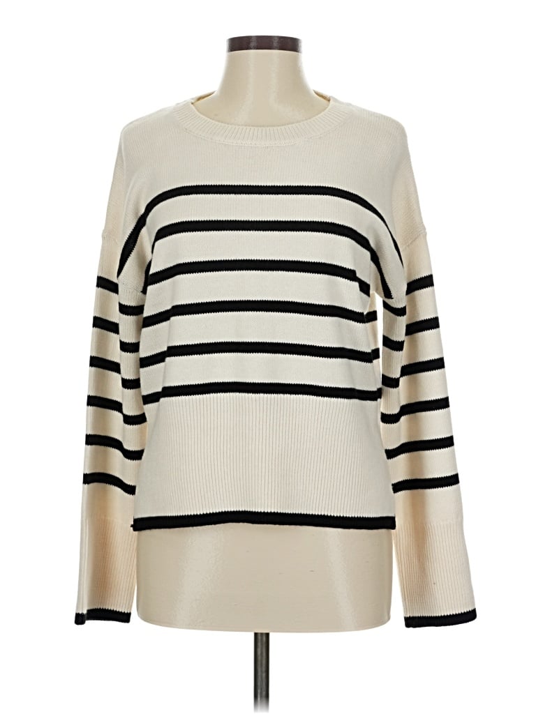 Pre-owned Sincerely Jules Turtleneck Sweater In White