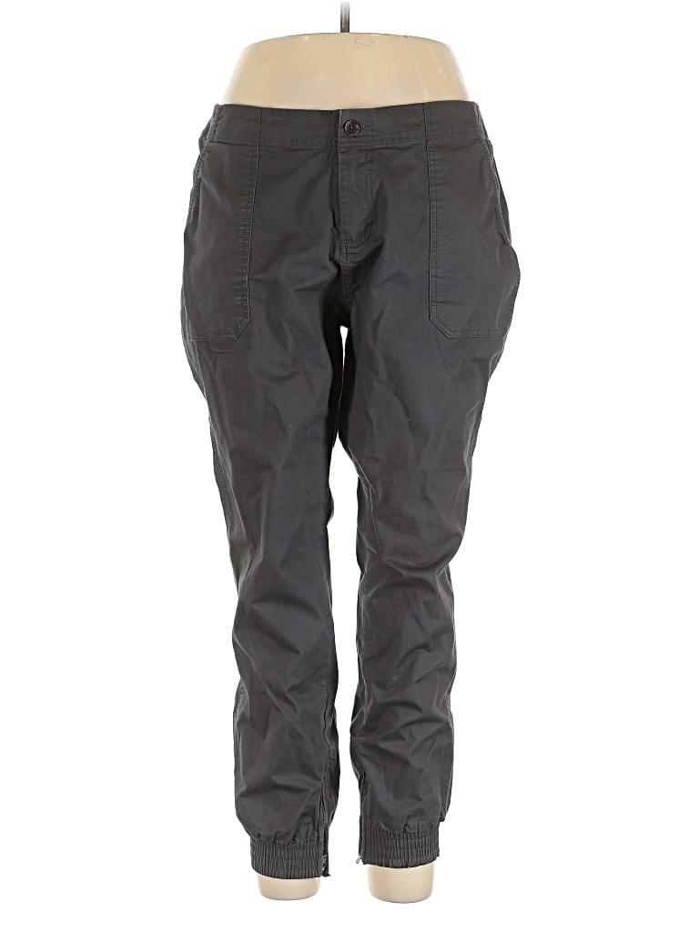 Pre-owned Pact Casual Pants In Gray