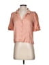 Lulus Orange Short Sleeve Blouse Size XS - photo 1