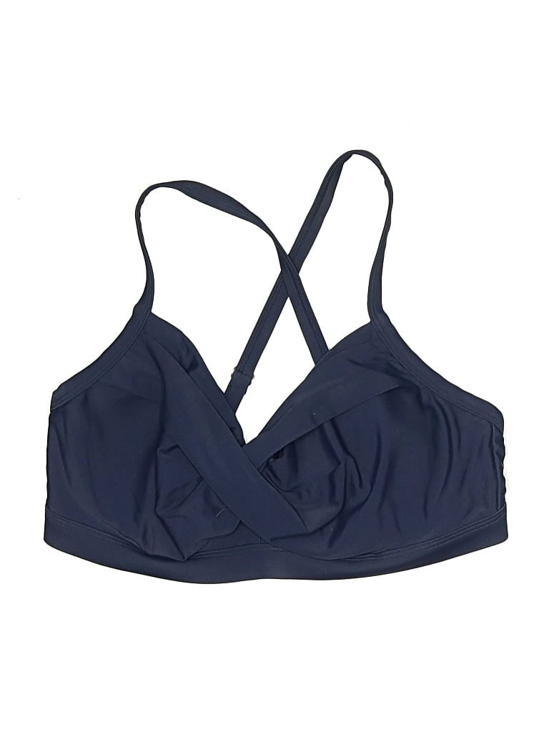 ATHLETA Pre-owned Swimsuit Top Blue Swimwear