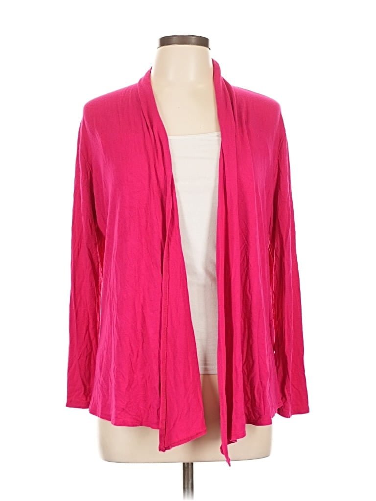 Pre-owned Azules Cardigan Sweater In Pink