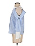 Unbranded Blue 3/4 Sleeve Blouse Size XS - photo 5