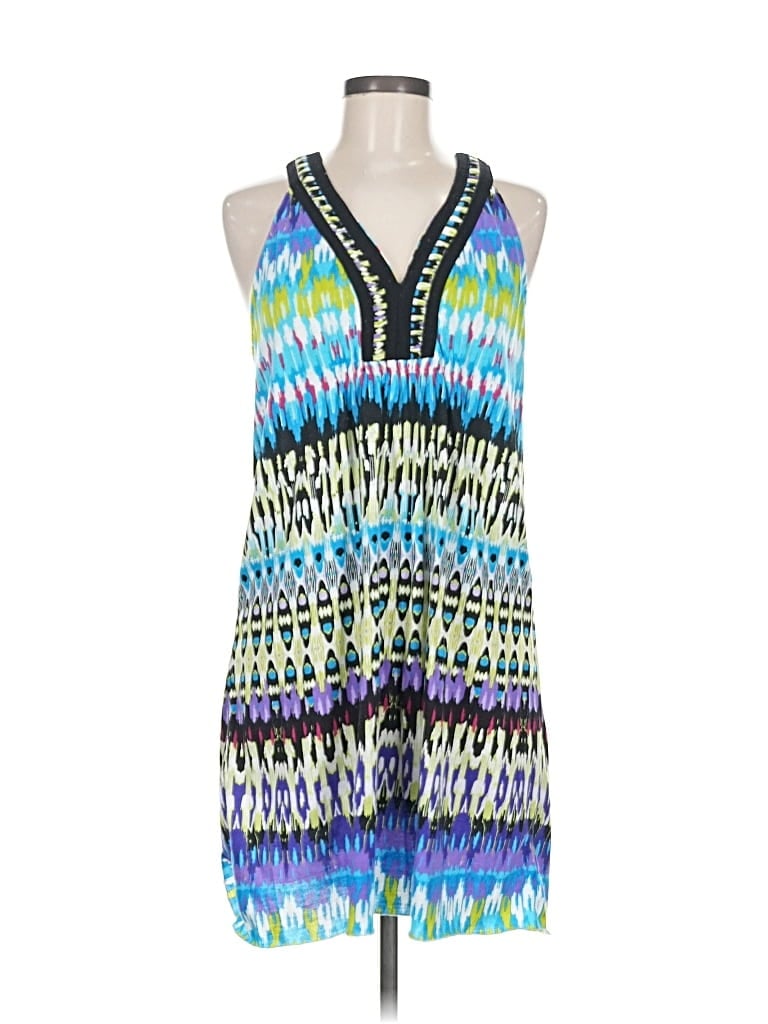 Pre-owned Nicole By Nicole Miller Casual Dress In Blue