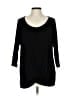 St. Tropez West Black 3/4 Sleeve Top Size L - photo 1