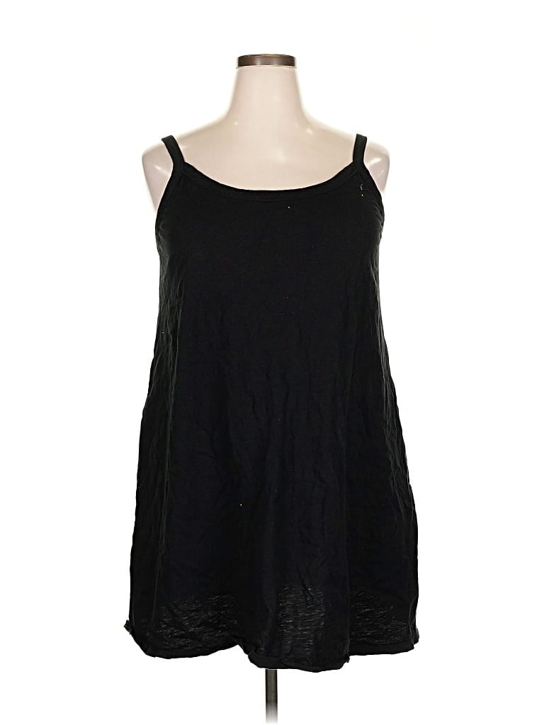 Pre-owned Universal Thread Tank Top Black Strapless Neckline Tops