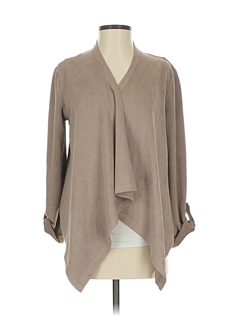 Pre-owned Mystree Long Sleeve Blouse In Brown