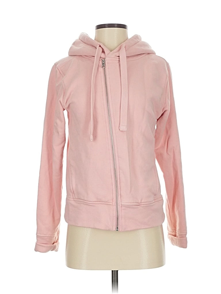 Pre-owned Zella Zip Up Hoodie In Pink