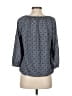 MICHAEL Michael Kors Blue 3/4 Sleeve Blouse Size S - photo 2