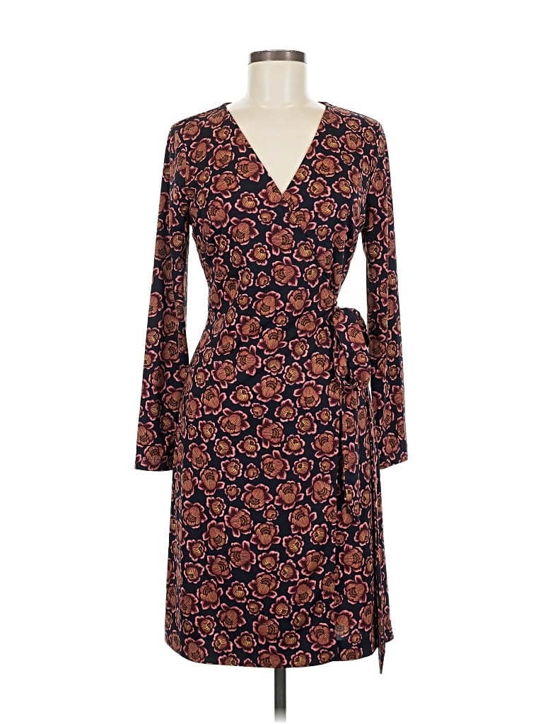 Pre-owned Ann Taylor Kimono In Burgundy